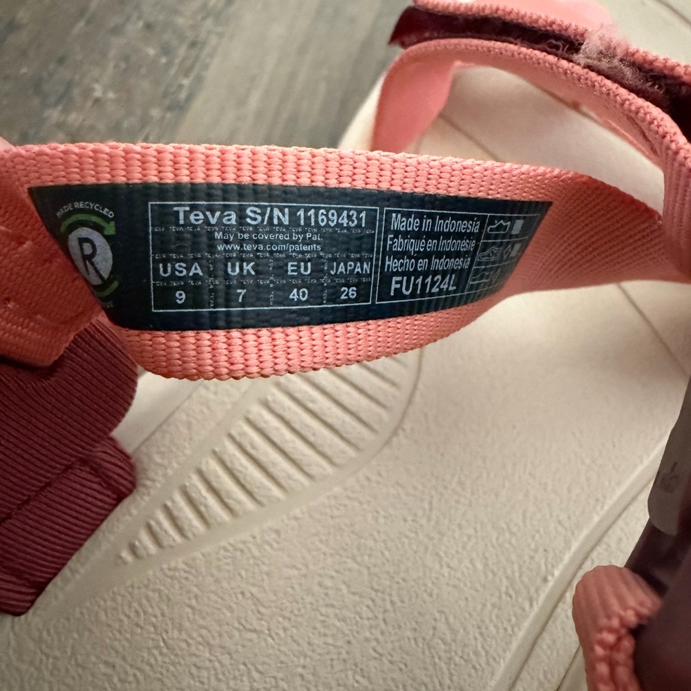 Teva Women's Hurricane Terra Dactyl Hiking Sandal size 9 New - Picture 10 of 10